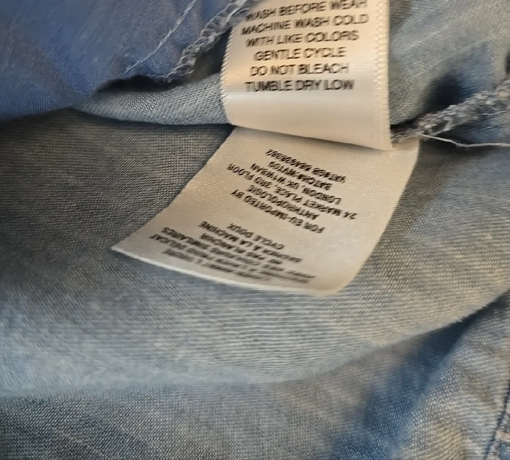 Michael Stars Blue Striped Shirt Jacket - Picture 5 of 11